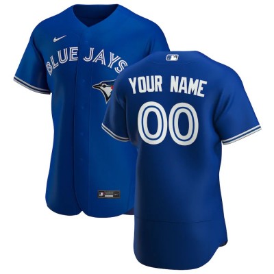 Toronto Blue Jays Custom Men's Nike Royal Alternate 2020 Authentic Player MLB Jersey